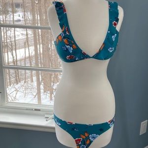 BeachSissie Floral Teal Bikini